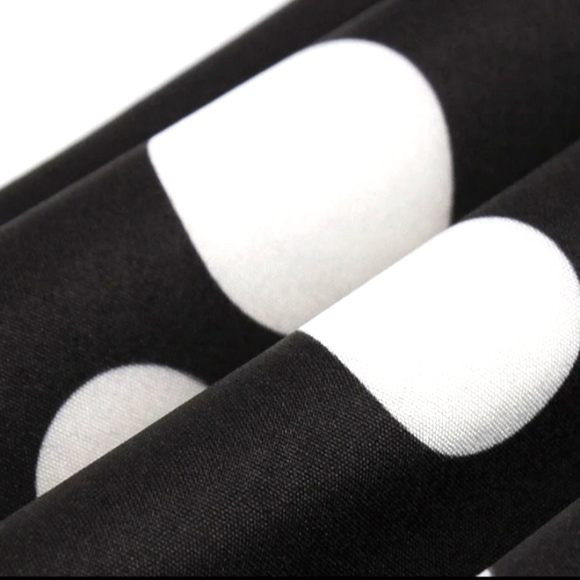 SISJULY BLACK POLKA-DOT RETRO STYLE DRESS NEW With TAGS - Picture 7 of 11